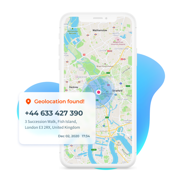 Track any phone location by its number